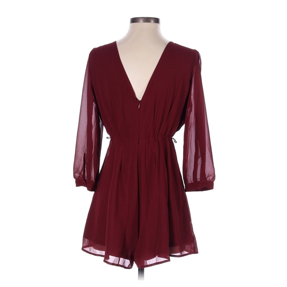 BANJUL BURGUNDY ROMPER - Picture 2 of 9